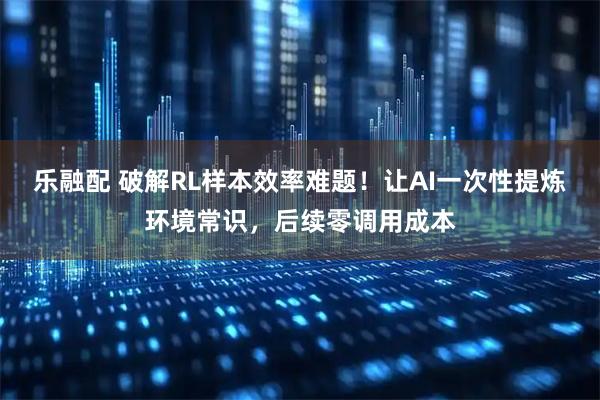 乐融配 破解RL样本效率难题！让AI一次性提炼环境常识，后续零调用成本